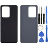 Samsung S20 Ultra Sm-G988 Uyumlu Arka Pil Kapağı Siyah + Tamir Seti