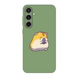 Samsung S23 FE Sevimli Hamster Yeşil Telefon Kılıfı