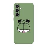 Samsung S23 FE Uyumlu Garfield Yeşil Telefon Kılıfı