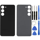 Samsung S23 Plus Sm-S916 Uyumlu Arka Pil Kapağı Siyah + Tamir Seti