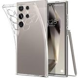 Samsung S24 Ultra ile Uyumlu Şeffaf Clear Silikon Yüksek Kalite Darbeye Dayanıklı Şık Telefon Kılıfı