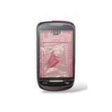 Samsung S3850 Kasa Samsung S3850 Corby 2 Uyumlu Pembe Renk Orta Kasa Ön Arka Kapak Tuş Takımı