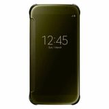 Samsung S6 Clear View Kılıf Altın - EF-ZG920BFEGWW