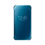 Samsung S6 Clear View Kılıf Mavi EF-ZG920BLEGWW