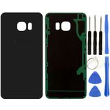 Samsung S6 Edge Plus Sm-G928 Uyumlu Arka Pil Kapağı Siyah + Tamir Seti