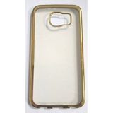 Samsung S6 Gold Seffaf Yumusak Kilif