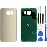 Samsung S6 Sm-G920 Uyumlu Arka Pil Kapağı Gold + Tamir Seti