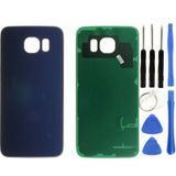 Samsung S6 Sm-G920 Uyumlu Arka Pil Kapağı Siyah + Tamir Seti