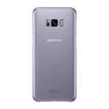 Samsung S8+ Plus Şeffaf Kılıf Mor EF-QG955CVEGWW