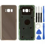 Samsung S8 Plus Sm-G955 Uyumlu Arka Pil Kapağı Gold + Tamir Seti
