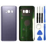 Samsung S8 Plus Sm-G955 Uyumlu Arka Pil Kapağı Mor + Tamir Seti
