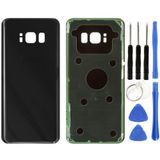 Samsung S8 Sm-G950 Uyumlu Arka Pil Kapağı Siyah + Tamir Seti