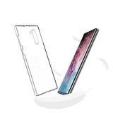 Samsung Samsung Galaxy Note 10 Kılıf Şeffaf Süper Silikon Kamera Korumalı