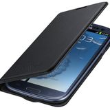 Samsung Samsung Galaxy S3 için Kılıf Koruyucu Kılıf Flip Wallet Case Cover - Siyah
