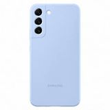 Samsung Silikon akıllı telefon kılıfı EF-PS906 Galaxy S22+ için, cep telefonu kılıfı, silikon, koruyucu kılıf, darbeye dayanıklı, ince ve kullanışlı, açık mavi