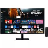 Samsung Smart Monitor M7 (M70d) 32″ Düz, 4K Uhd, Va Panel, Smart Tv Uygulamaları, Hdr10, Usb-C, 60 Hz, 4 Ms (Gtg) (Ls32dm702umxue)