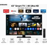 Samsung Smart Monitor Tv 43" 109 Ekran- 4K Ultra Hd Görüntü Kalitesi ve Şık Ince Tasarım+ Duvar Askı Aparatı - 4 ms - 60 Hz