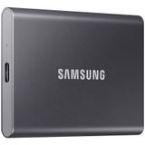 SAMSUNG T7 2TB, Taşınabilir SSD, Gri, 1050MB/s'ye kadar, USB 3.2 Gen2, Oyun, Öğrenciler ve Profesyoneller, Harici Katı Hal Sürücüsü (MU-PC2T0T/AM), Gri [Kanada Sürümü]