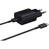 Samsung Ta800x Fast Charging 25w Type C Çıkışlı Siyah Kablolu Şarj Aleti