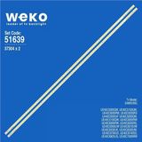 Samsung Ue40c7000ww 40'' İnç 2 Adet Tv Led Bar (Tvnizi Açıp İçindeki Led Barla Birebir Aynısı Olduğunu Görmeden Almayınız. Sonrasında İade Almamaktayız.)