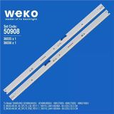 Samsung Ue49mu6650u 49'' İnç 2 Adet Tv Led Bar (Tvnizi Açıp İçindeki Led Barla Birebir Aynısı Olduğunu Görmeden Almayınız. Sonrasında İade Almamaktayız.)