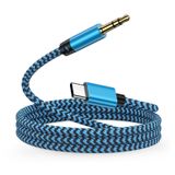 Samsung USB C - 3,5 mm Ses Aux Kablosu Kulaklık Jakı Adaptörü 3FT Tip C - Aux Kablosu Hi-Fi Araba Stereo Örgülü Ses Kablosu Samsung Galaxy A16 5G/A15/A54/A56/S25 Ultra/S24FE/S23/S22, iPhone16, Pixel