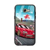 Samsung Uyumlu A7 2017 Supra Tasarımlı Glossy Telefon Kılıfı Çok Renkli