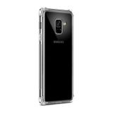 Samsung Uyumlu A8 Plus 2018 Şeffaf Airbag Antishock Köşe Korumalı Silikon Kılıf