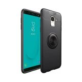 Samsung Uyumlu Galaxy J6 (Sm-J600F) Yüzüklü Manyetik Ravel Kilif 513341820 renk-siyah-mavi