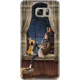 Samsung Uyumlu Galaxy Note 5 Kılıf Silikon Ananas Camera Glass 1358