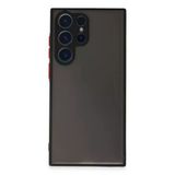 Samsung Uyumlu Galaxy S23 Ultra Kılıf Montreal Silikon Kapak - Siyah