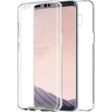 Samsung Uyumlu Galaxy S8+ Plus 360 Derece Kilif Kristal Silikon Seffaf 304619698