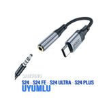 Samsung Uyumlu S24 Fe-ultra-plus Typec 3,5 Kulaklık Dönüştürücü Çevirici