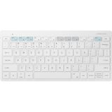 Samsung Uyumlu Trio 500 Kablosuz Bluetooth Smart Klavye beyaz