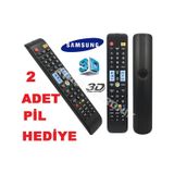 Samsung Uyumlu Ue 40K6000 Smart Led Tv Televizyon Kumandası + 2 Pil 1078