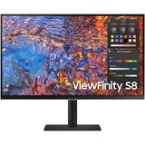 Samsung Viewfinity S8 Monitör 27″ Düz, Uhd, Ips Panel, Usb‑C, Ergonomik, 60 Hz (Ls27b800pxmxue)