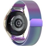 Samsung Watch Fe / 6 / 7 40/44MM - Watch 6 Classic 43/47MM Uyumlu Bas/çıkar Pim Hasır Metal Kordon - Renkli