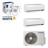 Samsung Wind Free Multi 1+2 Sistem (aj050txj2kh/ea) 7+9 Btu İç 5,2 Kw Dış Ünite Beyaz