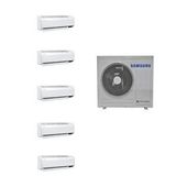 Samsung Wind Free Multi 1+5 Sistem (aj100txj5kh/ea) 7+7+7+7+24 Btu 10 Kw Dış Ünite Beyaz
