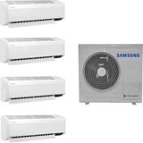 Samsung Wind Free Multi AJ080TXJ4KH/EA 8 kw 1 Dış + 4 İç Ünite 9+9+9+18 Duvar Tipi Klima