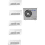 Samsung Wind Free Multi Tek Yön Kaset 1+5 Sistem (aj100txj5kh/ea) 9+9+9+9+18 Btu İç 10 Kw Dış Ünite Beyaz
