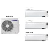 Samsung Windfree Duvar Tipi Multi Klima 9+9+12+24 Btu/H + 10 Kw Dış