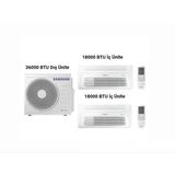 Samsung Windfree Tekyön Kaset Tipi Multi Klima 18 +18 Btu/H+10 Kw Dış