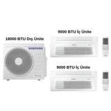 Samsung Windfree Tekyön Kaset Tipi Multi Klima 9+9 Btu/H+5 Kw Dış