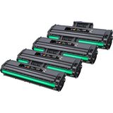 Samsung Xpress SL-M2070, Samsung Xpress SL-M2070F Yazıcı Uyumlu Çipli Muadil Toner 4 Adet MLT-111 L (MLT-D111/MLT111 - Siyah