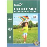 Samsung Yazıcılar Için Premium Parlak Çift Taraflı Double Side A4 Fotoğraf Kağıdı 260 Gr. 50 Adet