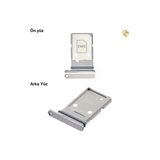 Samsung Z Fold 7 Sim İç Yuvası Çiftli Gümüş Çiftli Sim Yuvası İkili Sim Tepsisi Çiftli Sim Aparatı Dual Sim Çekmecesi