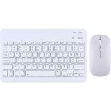 Samsung,xiaom,huawei ve Apple Tabletleri Ile Uyumlu Bluetooth Özellikli Klavye Mouse Set - Beyaz