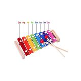 SAMTOYS Eğitici Ahşap Ksilofon 8 Nota 8 Ton 8 Tuşlu Sesli Selefon Oyuncak