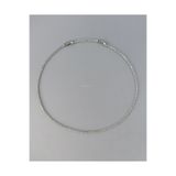 Samu Accessories 2mm Kare Taşlı Su Yolu Kolye - Timeless Sparkle